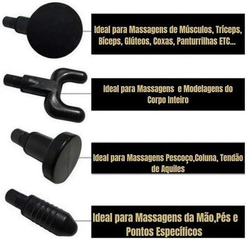 Massageador Portátil de Alta Frequência Alívio Profundo - Estoque Limitado 🚨 - NebulosaShops 