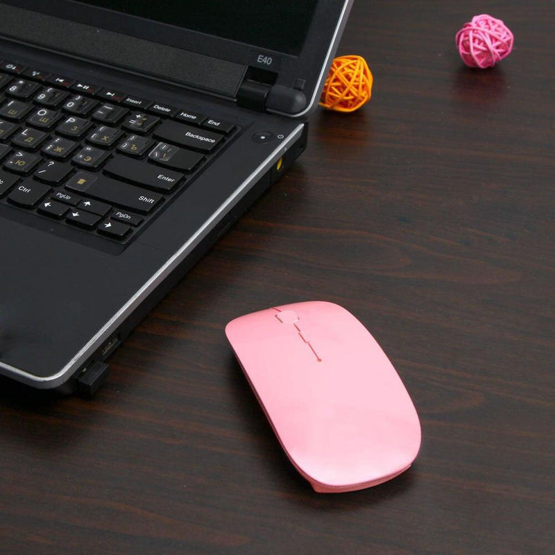 Mouse Óptico Super Slim Wireless 2.4G 1600 DPI - NebulosaShops 